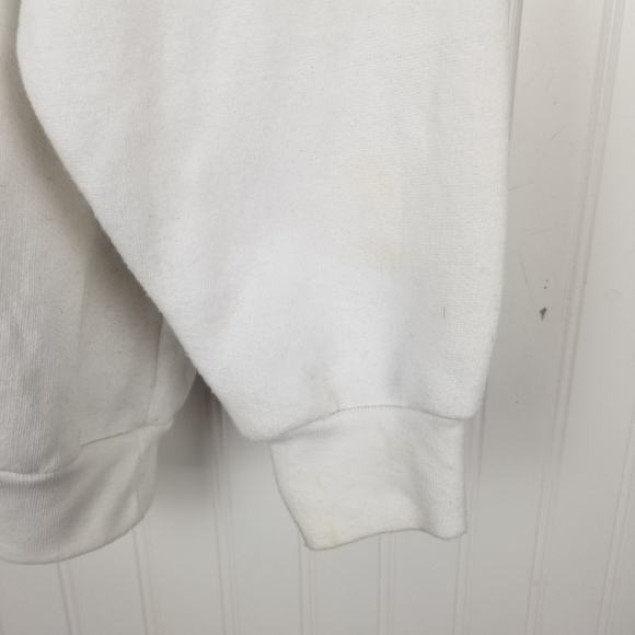 Vintage USA Sweatshirt Golden Gate Bridge Puffy Graphic 1/4 Zip Pull Over Collar - Picture 8 of 12